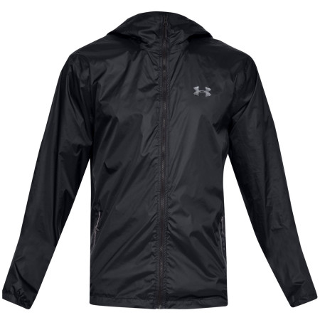 Herrenjacke Under Armour Forefront Rain Jacket schwarz Black//Steel
