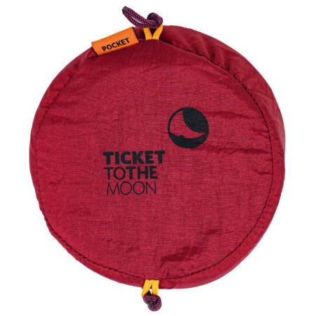 Faltbares Frisbee Ticket to the Moon Pocket Moon Disc rot Burgundy