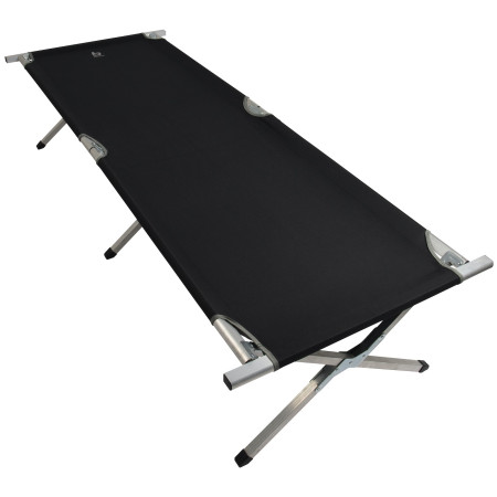 Campingliege Bo-Camp Cross-Legged bed XL schwarz/grau