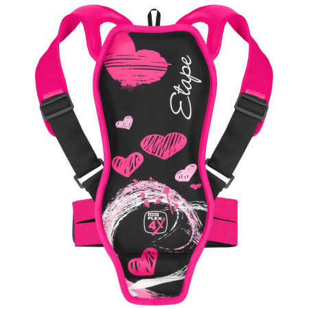 Kinder Rückenprotektor Etape Backbone rosa/rot černá/růžová