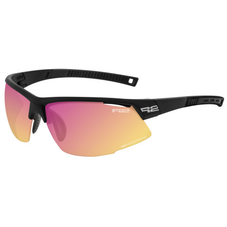 Sportbrille R2 Racer v6 schwarz matný -černý