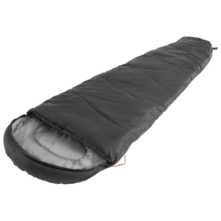 Schlafsack Easy Camp Starling Mummy 8°C schwarz/grau Black
