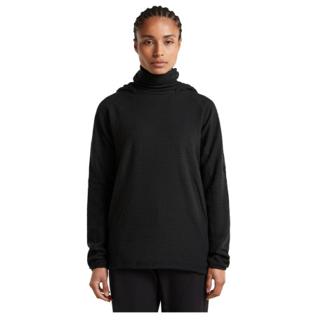 Damen-Sweatshirt Icebreaker Wom Mer 400 RealFleece Grid Pulover Hood