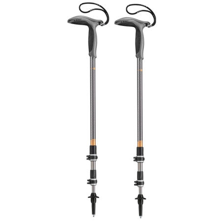Trekkingstöcke Leki Poles Wanderfreund Makalu schwarz gunmetal-copper