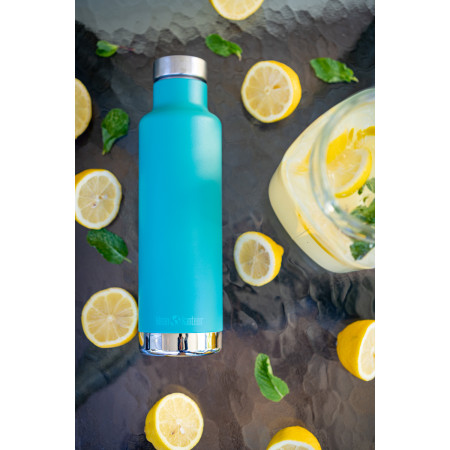 Edelstahl-Thermoflasche Klean Kanteen Insulated Classic Narrow 25oz (w/Pour Through Cap)