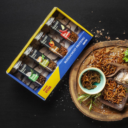 Essbare Würmer Sens Geschenkset mit 4 Geschmacksrichtungen