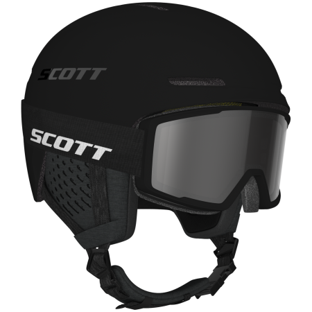 Set Helm und Brille Scott Track + Trace schwarz black