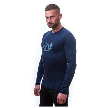 Herren-T-Shirt Sensor Merino Df Camp