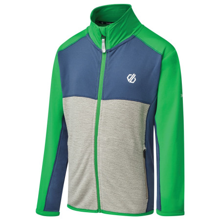 Kinder-Sweatshirt Dare 2b Except Core grün/grau DarkDenim/VividGreen