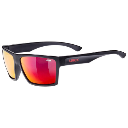 Sonnenbrille Uvex Lgl 29 schwarz/rot Black/Red