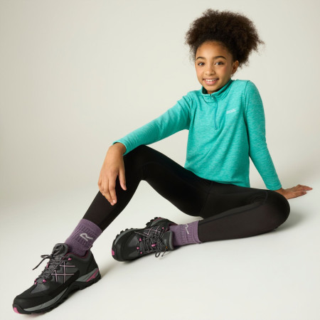 Kinder-Sweatshirt Regatta Hot Shot Marl Turquoise