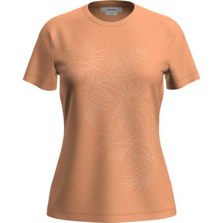Damen-T-Shirt Icebreaker W Mer 150 Tech Lite SS T Winter Flo orange Feldspar