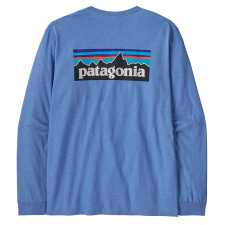 Herren-T-Shirt Patagonia P-6 Logo Responsibili Tee LS