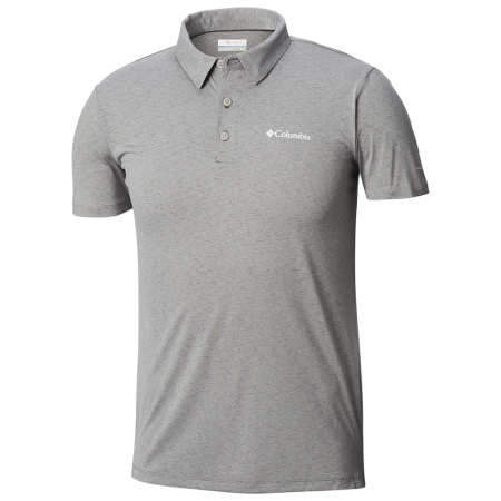 Herren-T-Shirt Columbia Triple Canyon™ Tech Polo grau ColumbiaGrayHeather