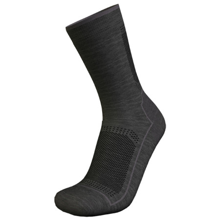 Herrensocken Icebreaker Men Hike_Cool-Lite 3Q Crew grau/schwarz Jet Heather/Monsoon