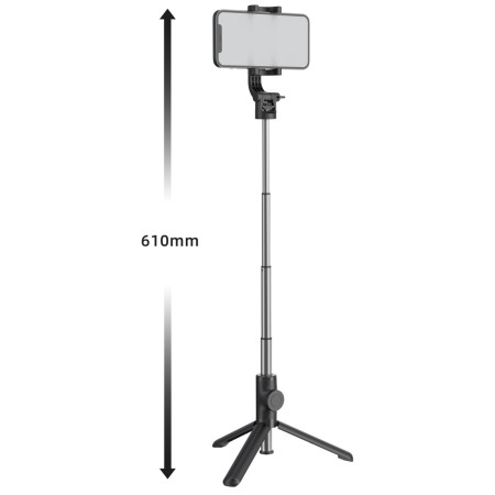 Selfie-Stick Swissten BLUETOOTH SELFIE STICK ALUMINUM TRIPOD PRO