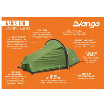 Wanderzelt Vango Nevis 100