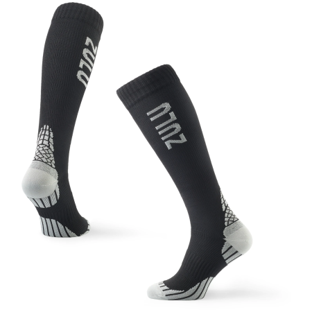 Kompressionsstrümpfe Zulu Run Compression schwarz/grau black/grey