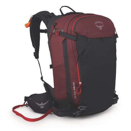 Lawinenrucksack Osprey Sopris Pro E2 Airbag Pack rot red mountain