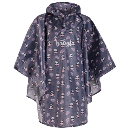 Kinder Regenmantel Baagl Pláštěnka Panda grau šedá