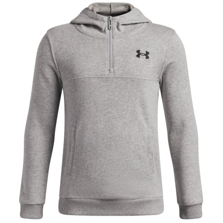 Kinder-Sweatshirt Under Armour RIVAL LW 1/4 ZIP HOODIE Gray grau Gray