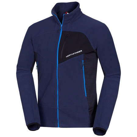 Herren Funktions-Sweatshirt Northfinder Fulvio schwarz/blau 612navyblack