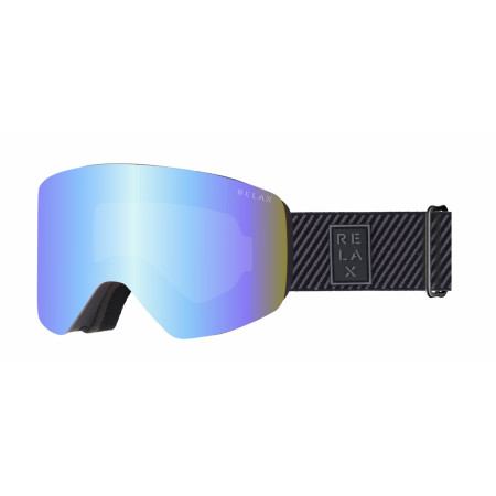 Skibrille Relax Flow schwarz/blau Matná černá