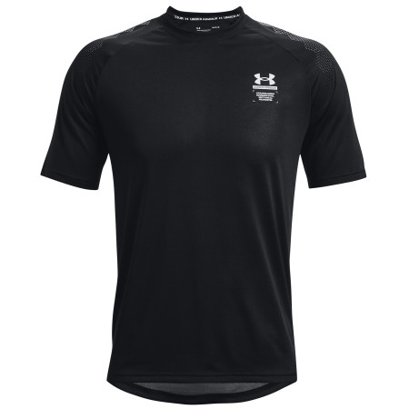 Herren-T-Shirt Under Armour Armourprint SS schwarz Black / / Halo Gray