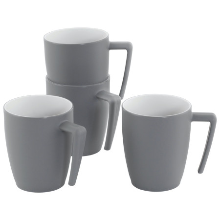 Tassen-Set Outwell Gala 4 Person Mug Set grau Grey Mist