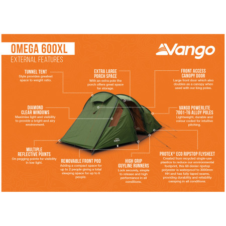 Zelt Vango Omega 600XL
