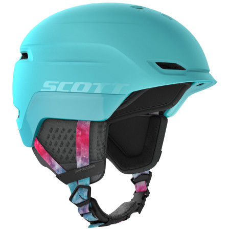 Skihelm Scott Chase 2 hellblau CyanBle/Pink