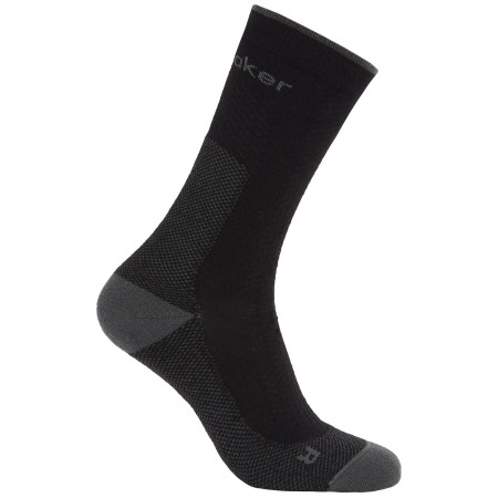 Herrensocken Icebreaker M Mer Hike+ Ultralight Crew schwarz BLACK/OBSIDIAN