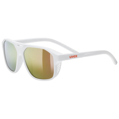 Kinder-Sonnenbrille Uvex Cosmic weiß/rot WHITE MATT / MIR. RED
