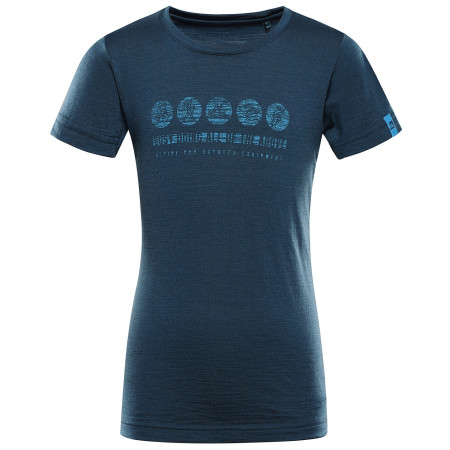 Kinder-T-Shirt Alpine Pro Mereno 2 blau MOROCCAN