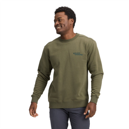 Herren-Sweatshirt Black Diamond M Mini Stacked Crewneck