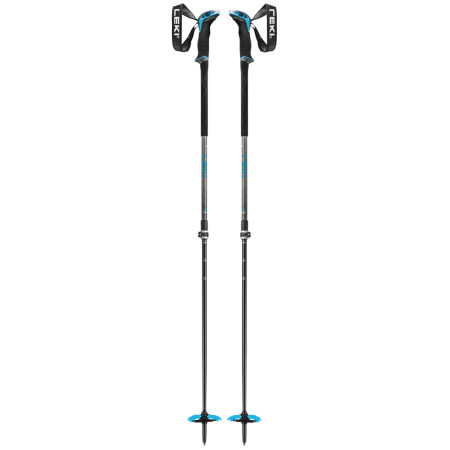 Skialp-Stöcke Leki Guide Lite 2 schwarz/blau silvergray-petrol-black