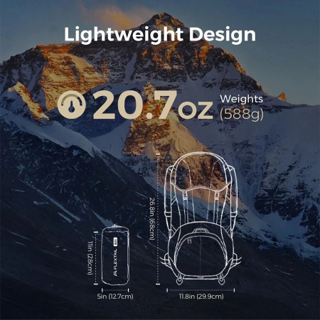 Aufblasbare Isomatte Flextail TINY Sleeping Pad R05 AVS - Regular Long 196 cm