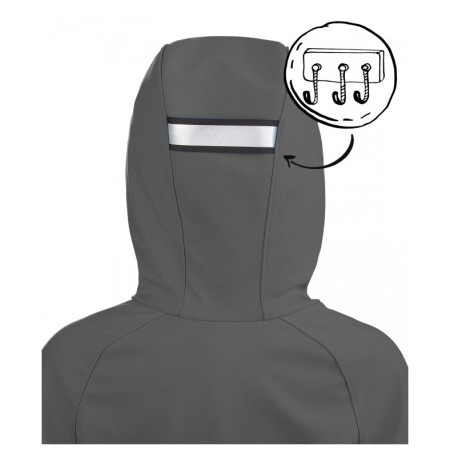 Kinder-Softshell-Jacke Unuo Fleece Basic