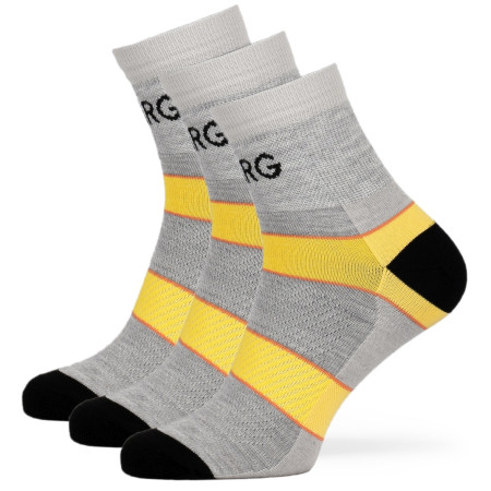 Damensocken Warg Trail MID Wool 3-pack grau/gelb SvSedaCernutaCerna