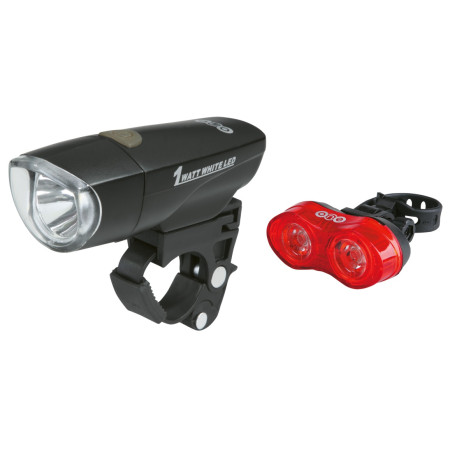 Vorder- / Rücklicht Just One One Vision 5.0 SET schwarz