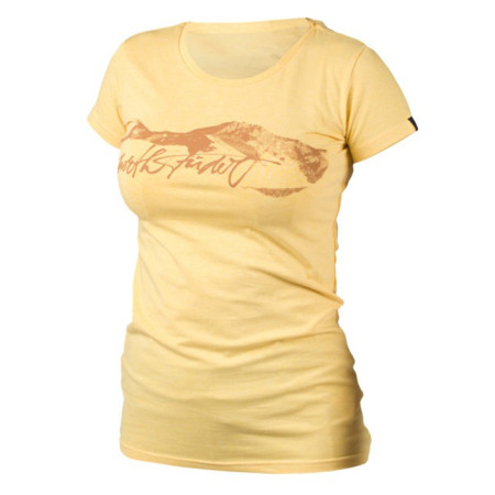Damen-T-Shirt Northfinder Ellena gelb Yellow_Zlta