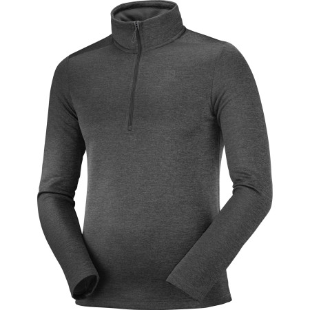 Herren-Sweatshirt Salomon Essential Lightwarm Seamless schwarz Black