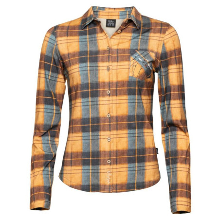 Damenhemd Chillaz Similaun 2.0 gelb/weiß ochre geyblue
