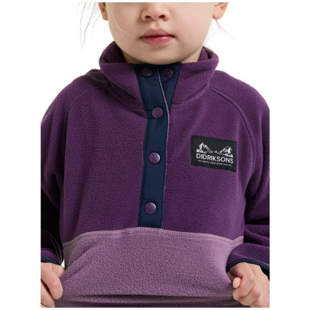 Kinder-Sweatshirt Didriksons Monte Kids Half Bu 6 Northen Purple