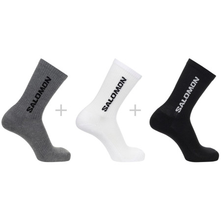 Socken Salomon Everyday Crew 3-Pack mix1 BLACK / WHITE / MED GREY MELANGE
