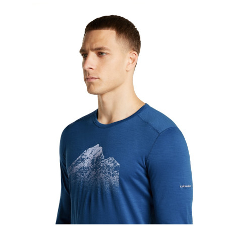 Herren-Funktionsshirt Icebreaker Men Mer 200 Oasis LS Crewe Rising Light
