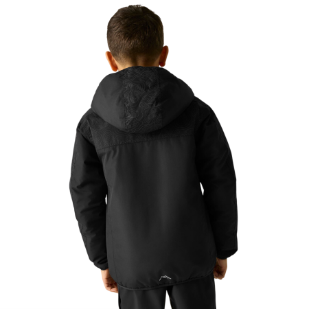 Kinder Winterjacke Regatta Illuma Reflective Jacket Black