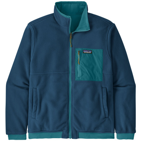 Herrenjacke Patagonia Reversible Shelled Microdini Jacket blau/hellblau Belay Blue