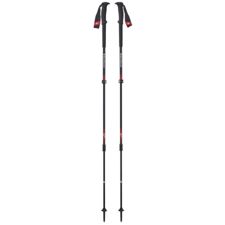 Trekkingstöcke Black Diamond Trail Pro schwarz/rot FireRed