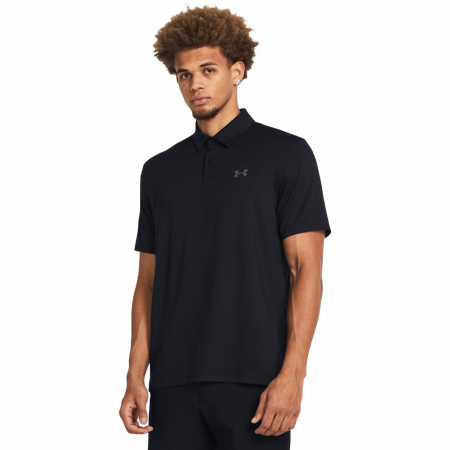 Herren-Funktionsshirt Under Armour T2G Polo schwarz Black/PitchGray